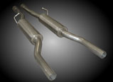 Milltek Sport Turbo-back excluding Hi-Flow Sports Cat - 100mm Tailpipes - A4 2.0 TFSI B7 QUATTRO AND DTM 2005 and later