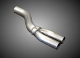 Milltek Sport Turbo-back excluding Hi-Flow Sports Cat - 100mm Tailpipes - A4 2.0 TFSI B7 QUATTRO AND DTM 2005 and later