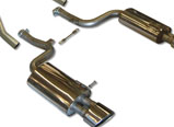 Milltek Sport Cat-back - Resonated. Without Valves in the rear silencers. Polished Oval Trims - RS4 B7 4.2 V8 SALOON AVANT AND CABRIOLET 2006 and later