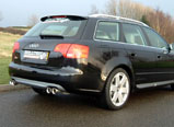 Milltek Sport Cat-back - Non-Resonated / Quad 76.2mm Tailpipes - S4 4.2 V8 QUATTRO B7 SALOON - AVANT - CABRIOLET 2004 and later