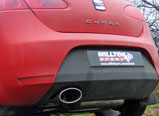 Milltek Sport Cat-back - Resonated (quieter) - LEON CUPRA 2.0 T FSI 2006 and later