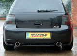 Milltek Sport Cat-back - R32-style system.  - GOLF MK4 GTI 1.8T 1998 to 2004