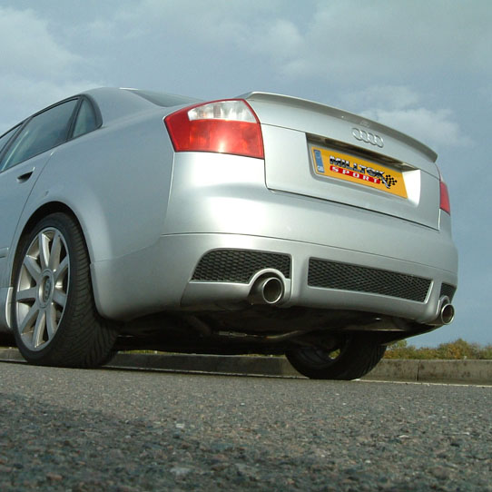 Milltek Sport Cat-back - with 100mm detachable trims - A4 1.9 TDI B6 2WD SALOON - AVANT 2001 - 2005