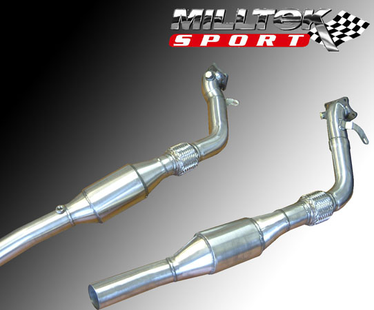 Milltek Sport Hi-Flow Sports Cats - RS6 V8 BI-TURBO SALOON & AVANT 2002 and later