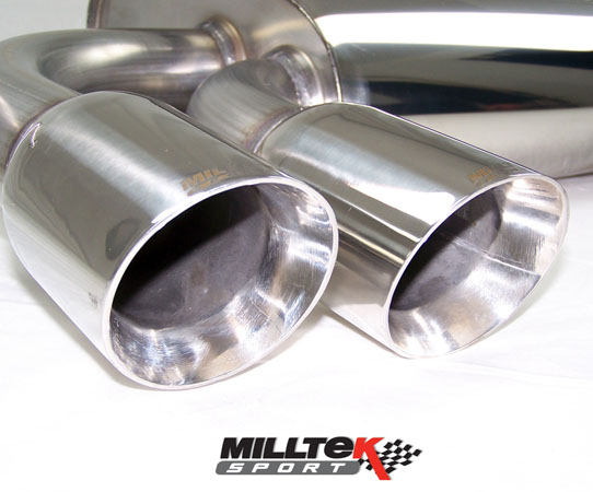 Milltek Sport Cat-back - Non-resonated (louder) - S3 2.0 T QUATTRO 3-DOOR 2006 and later