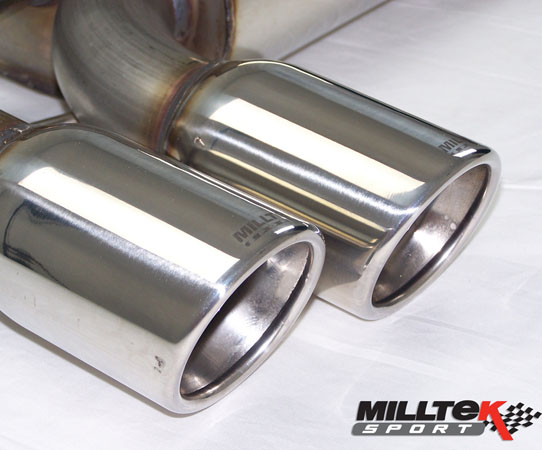 Milltek Sport Cat-back - Resonated (quieter) - S3 2.0 T QUATTRO 3-DOOR 2006 and later