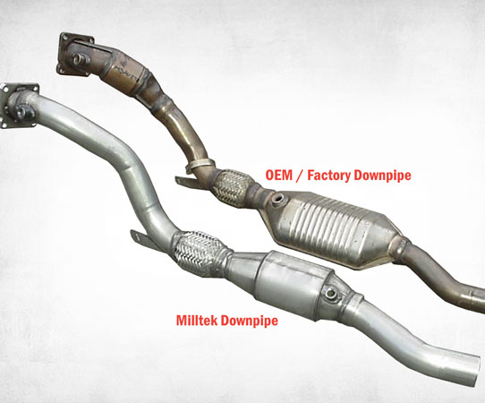Milltek Sport Hi-Flow Sports Cats & Link Pipes - 100CPSI Cats - S4 2.7T QUATTRO B5 1997 - 2001