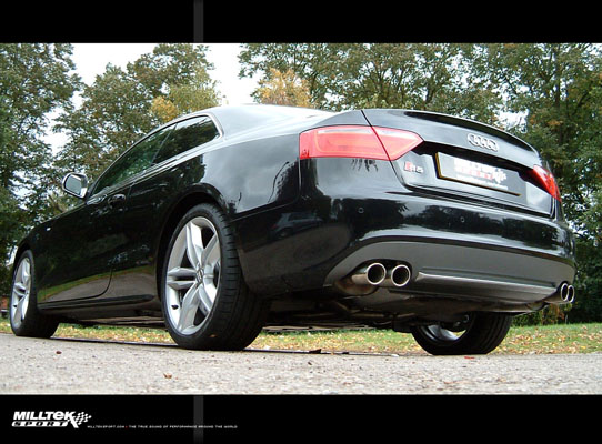 Milltek Sport Cat-back - Non-resonated (louder) - S5 4.2 QUATTRO 2007 and later