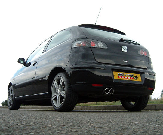 Milltek Sport Cat-back - non-Resonated with Twin Jet Tailpipes.  - IBIZA 1.9TDI 130BHP AND CUPRA TDI 160BHP 2003 and later
