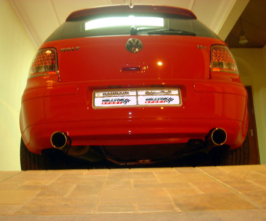 Milltek Sport Cat-back - R32-style system.  - GOLF MK4 VR6 2WD + V5 1999 to 2004